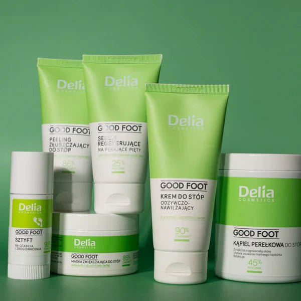 أفضل منتجات العناية بالقدمين المتشققة - Delia Cosmetics