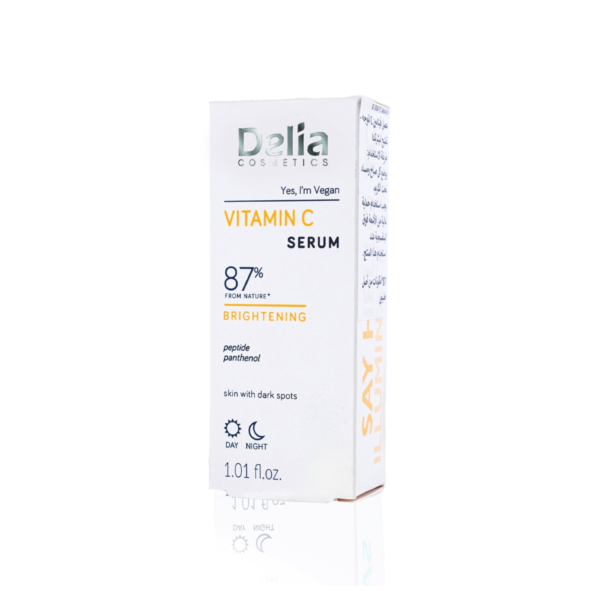 87% Vitamin C سيروم مغذي و المضيء 30مل - Delia Cosmetics