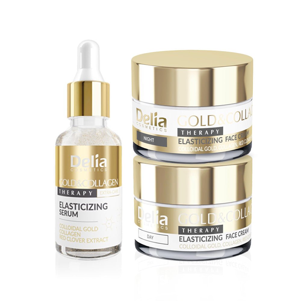 باكج Gold & Collagen - Delia Cosmetics