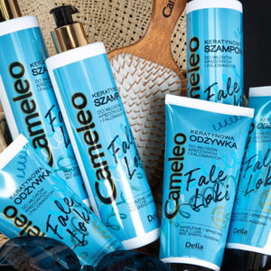 CAMELEO شامبو بالكيراتين للشعر المجعد والمموج 250 مل - Delia Cosmetics