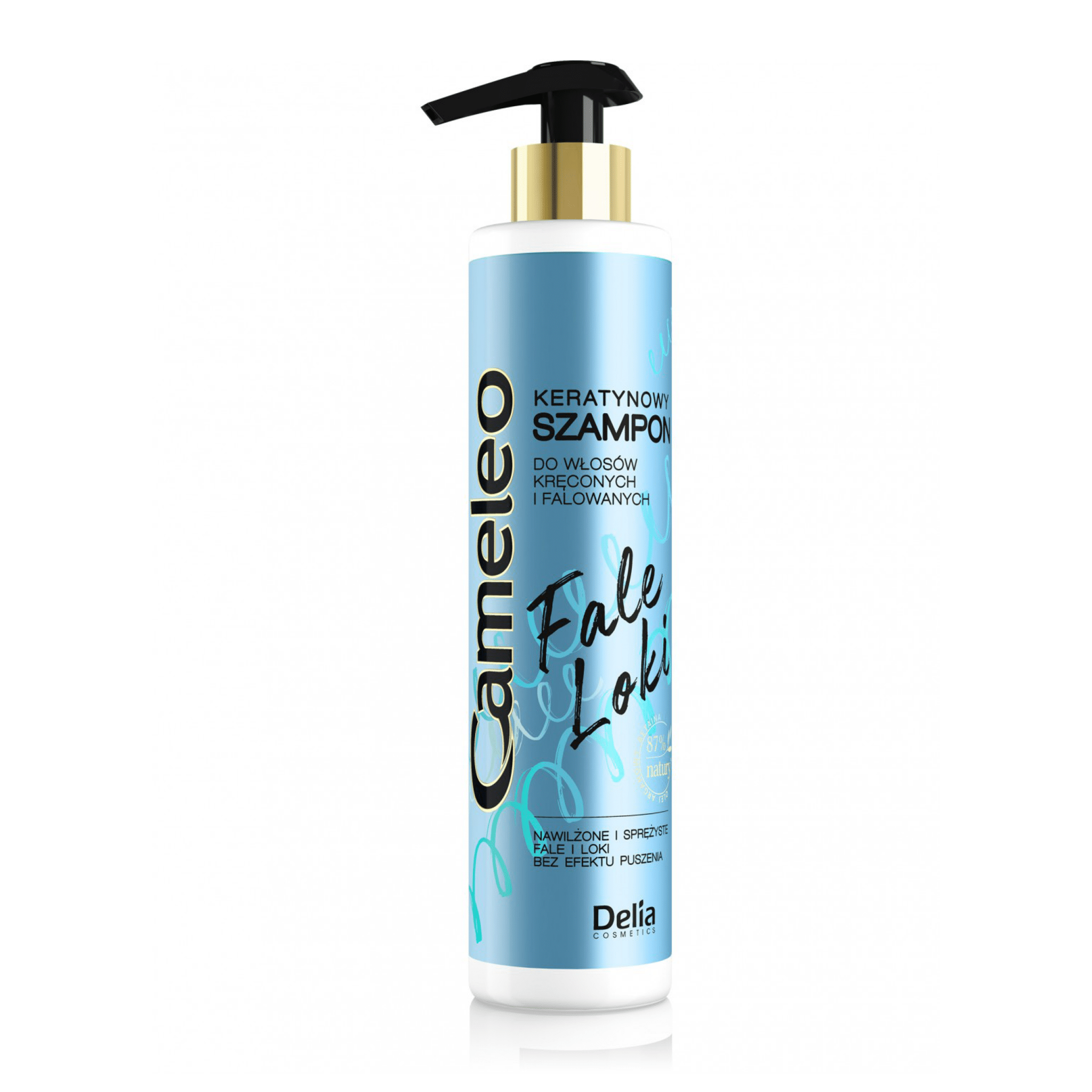 CAMELEO شامبو بالكيراتين للشعر المجعد والمموج 250 مل - Delia Cosmetics