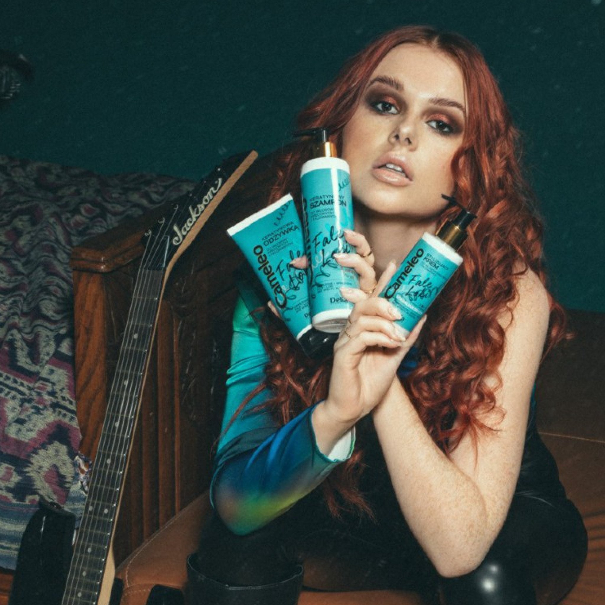 CAMELEO شامبو بالكيراتين للشعر المجعد والمموج 250 مل - Delia Cosmetics