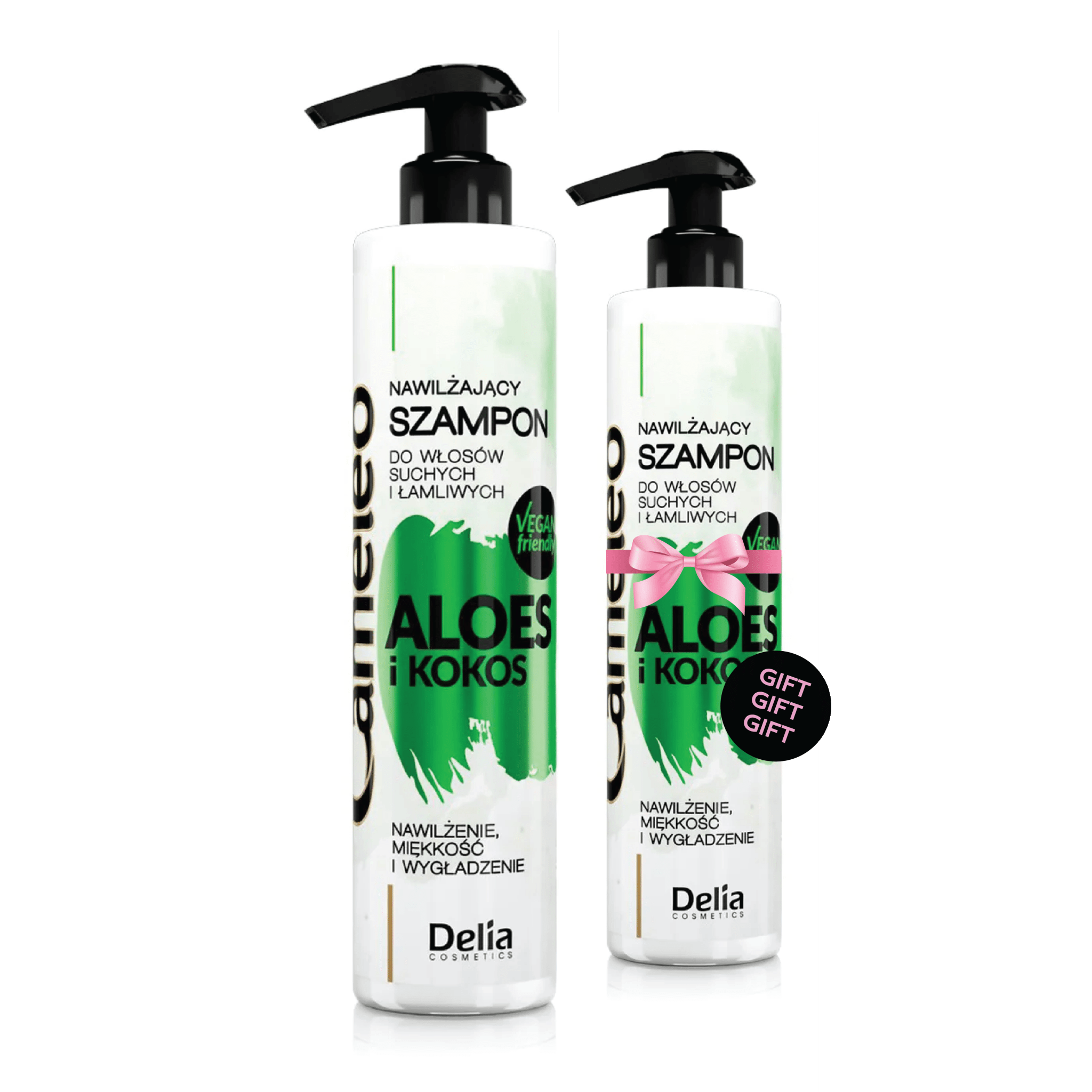 CAMELEO شامبو مرطب للشعر الجاف والمتقصف بالصبار وجوز الهند 250 مل - Delia Cosmetics