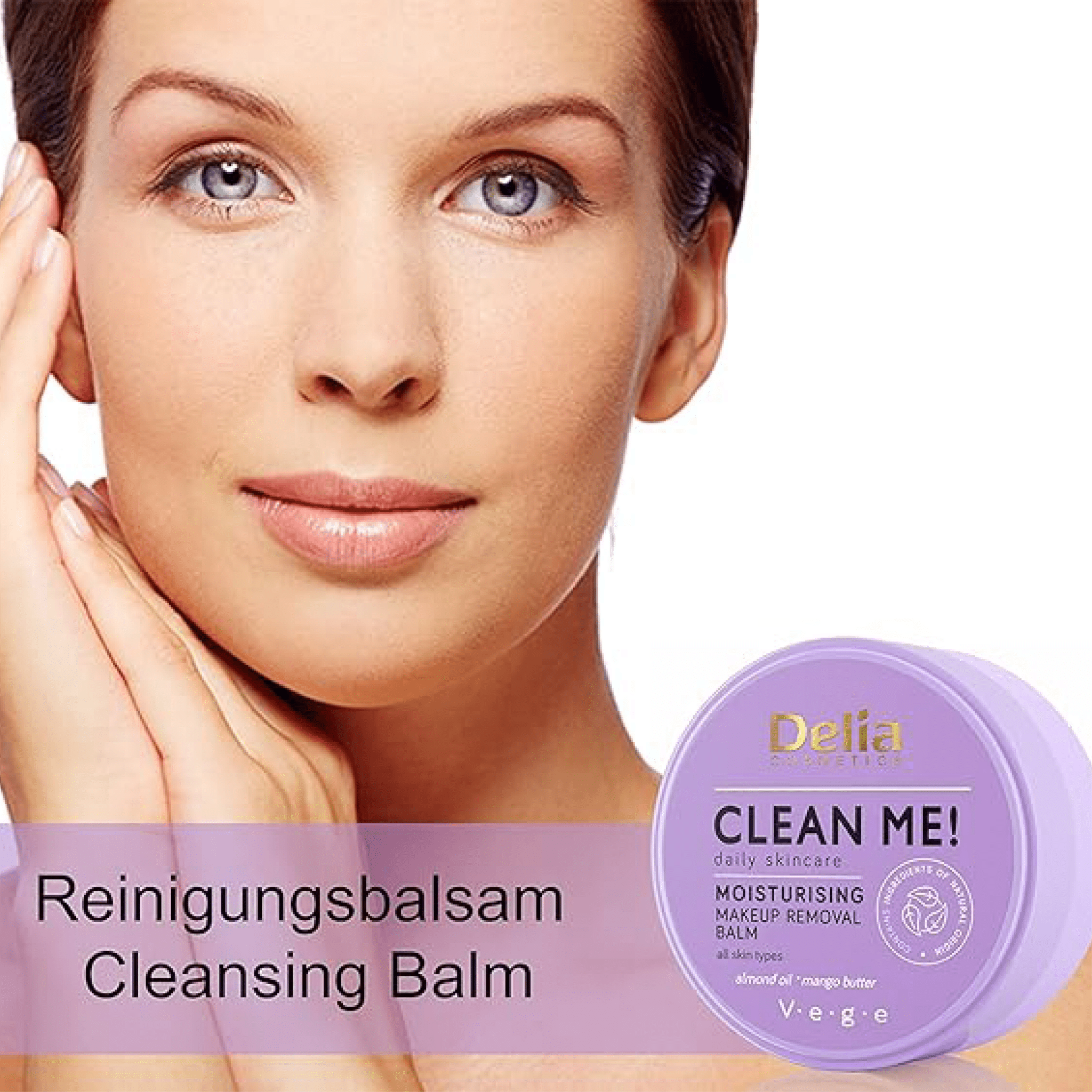 Clean Me بلسم إزالة المكياج المرطب 40 جرام - Delia Cosmetics