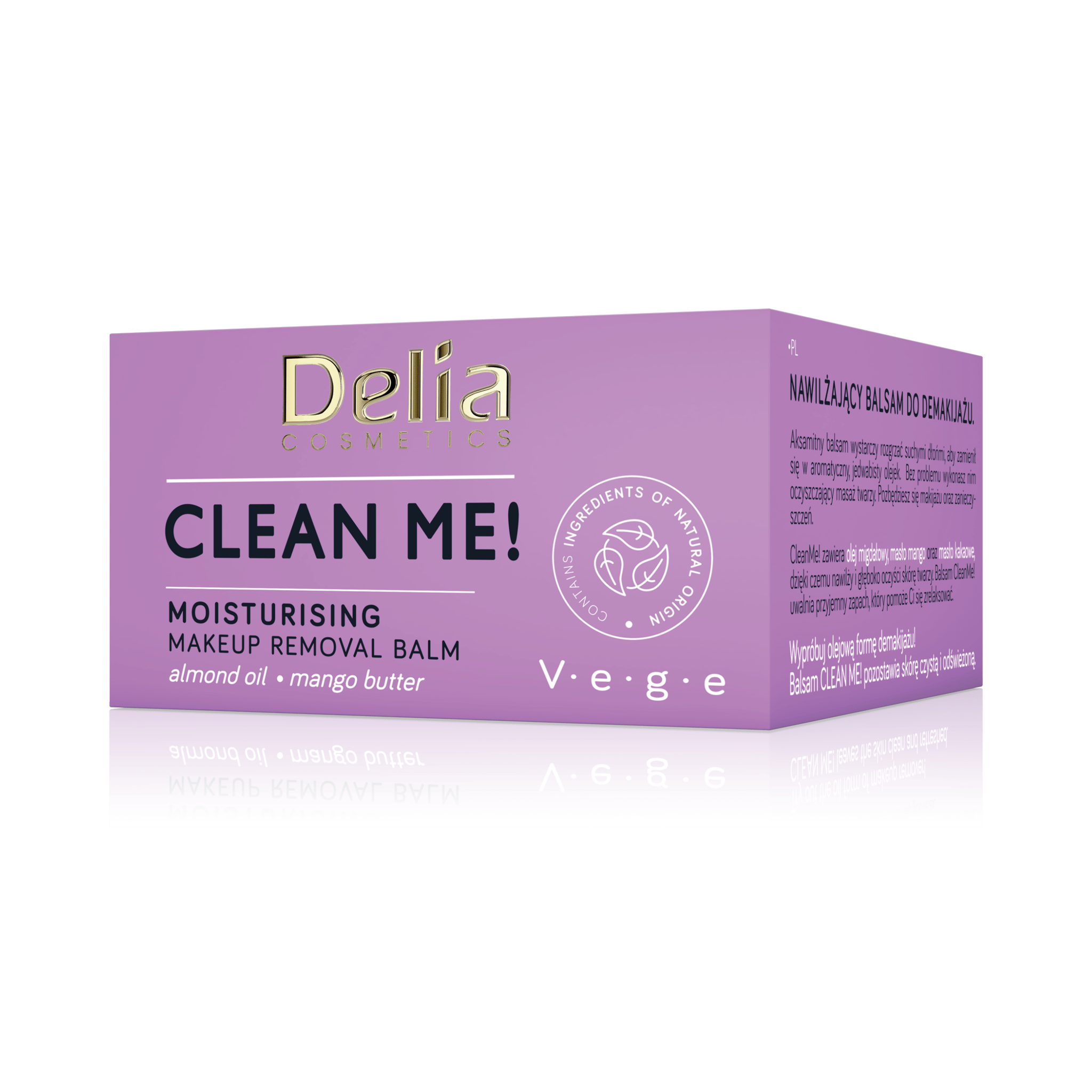 Clean Me بلسم إزالة المكياج المرطب 40 جرام - Delia Cosmetics