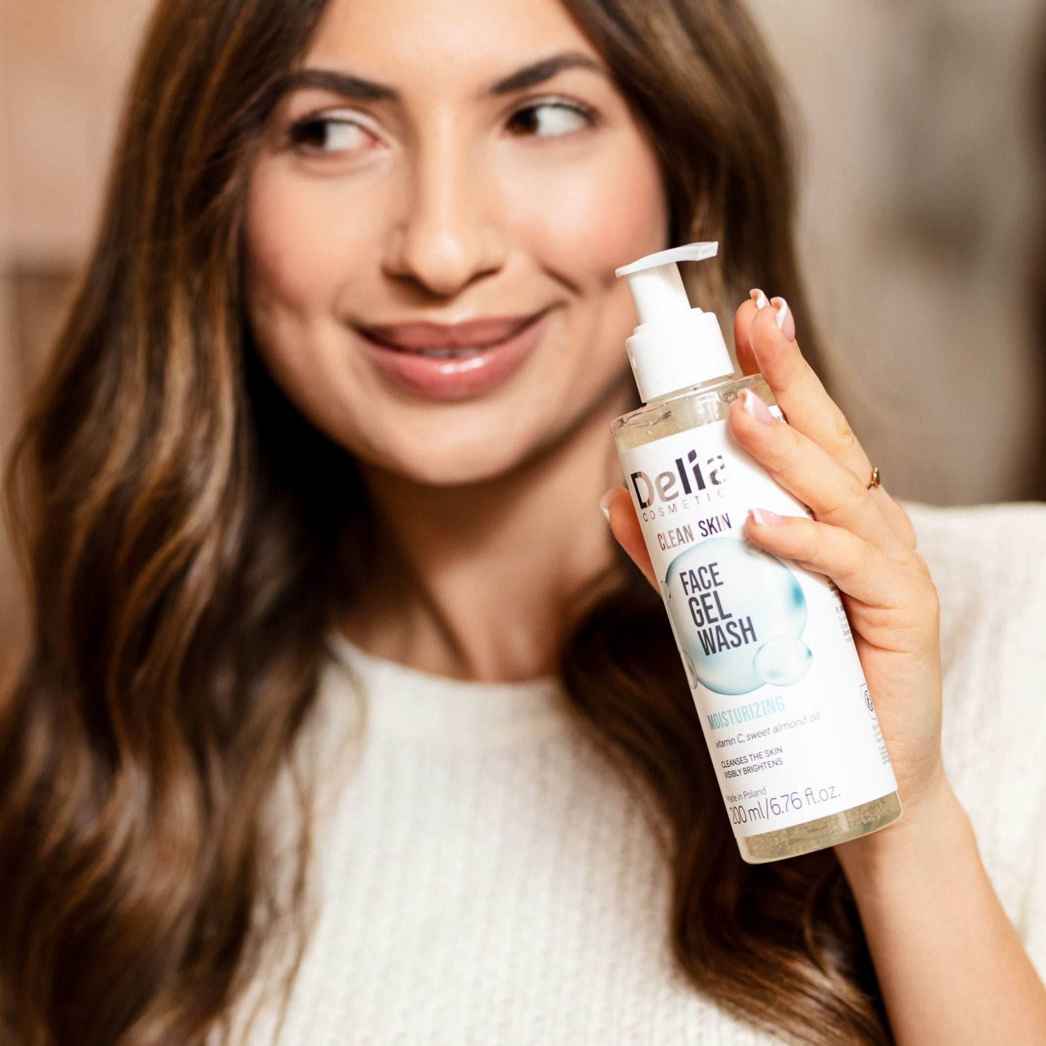 Clean Skin غسول جل مرطب للوجه 200 مل - Delia Cosmetics