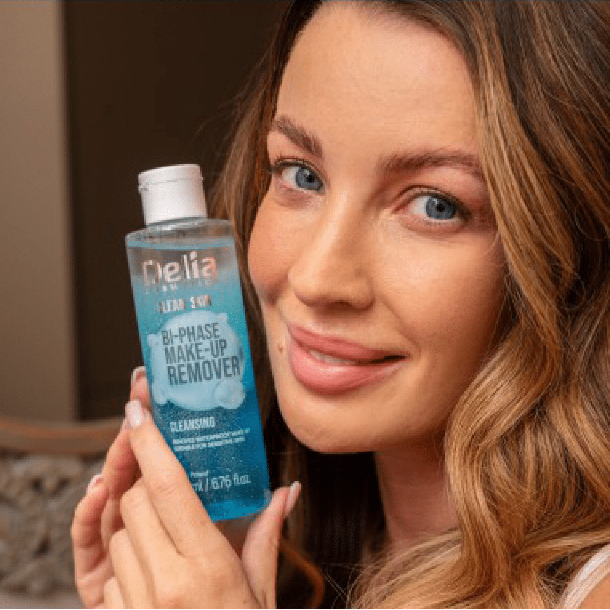 Clean Skin مزيل مكياج منظف ثنائي المرحلة 200 مل - Delia Cosmetics