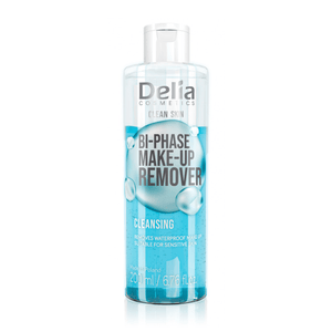 Clean Skin مزيل مكياج منظف ثنائي المرحلة 200 مل - Delia Cosmetics