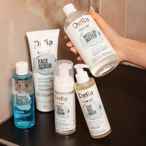 Clean Skin مزيل مكياج منظف ثنائي المرحلة 200 مل - Delia Cosmetics