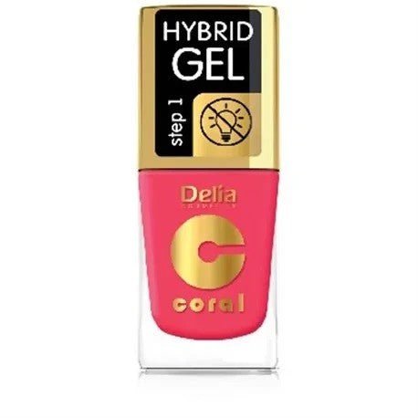 Coral Hybrid Gel 01 red 11ml - Delia Cosmetics
