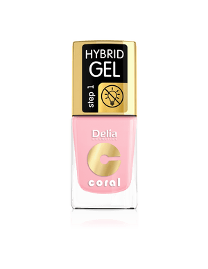 Coral Hybrid Gel 01 red 11ml - Delia Cosmetics