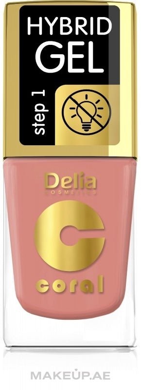 Coral Hybrid Gel 01 red 11ml - Delia Cosmetics