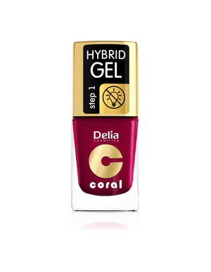 Coral Hybrid Gel 01 red 11ml - Delia Cosmetics