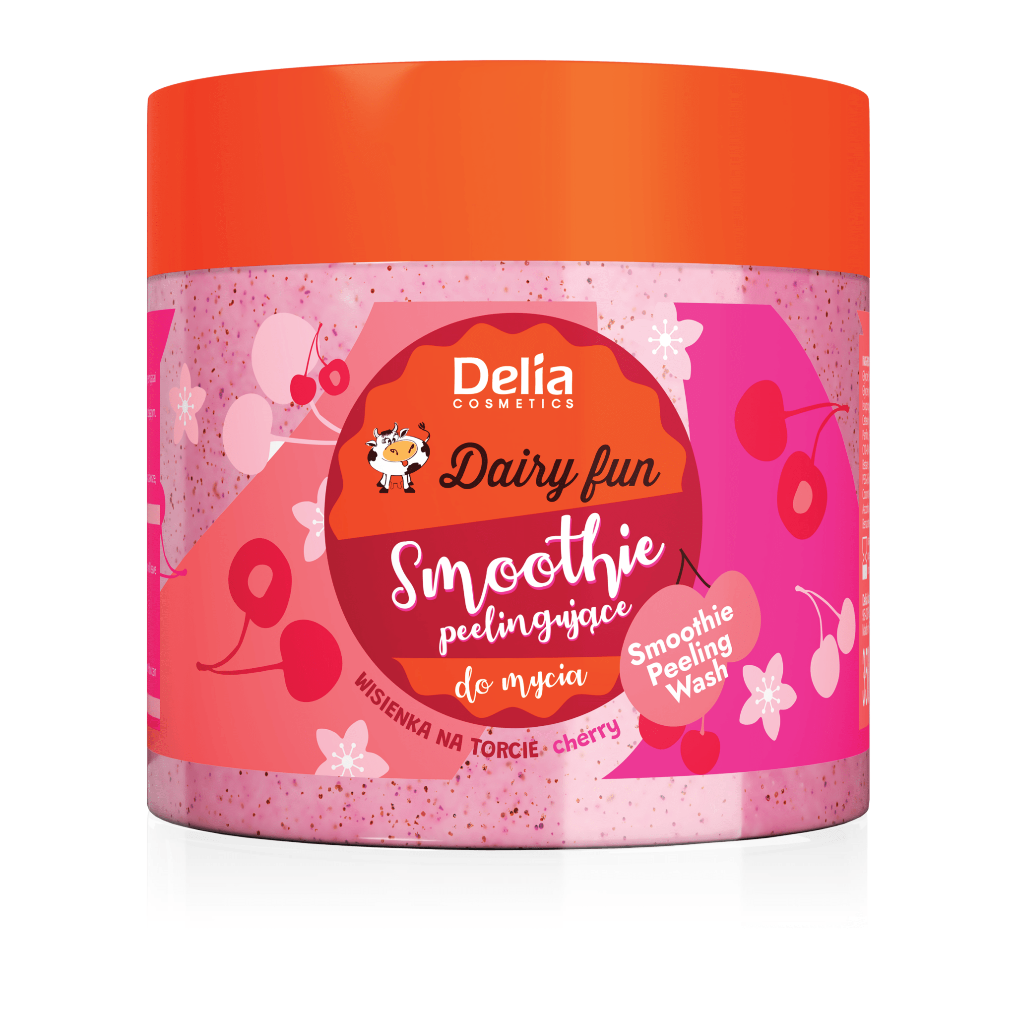 DAIRY FUN غسول مقشر بالكرز 350 جرام - Delia Cosmetics