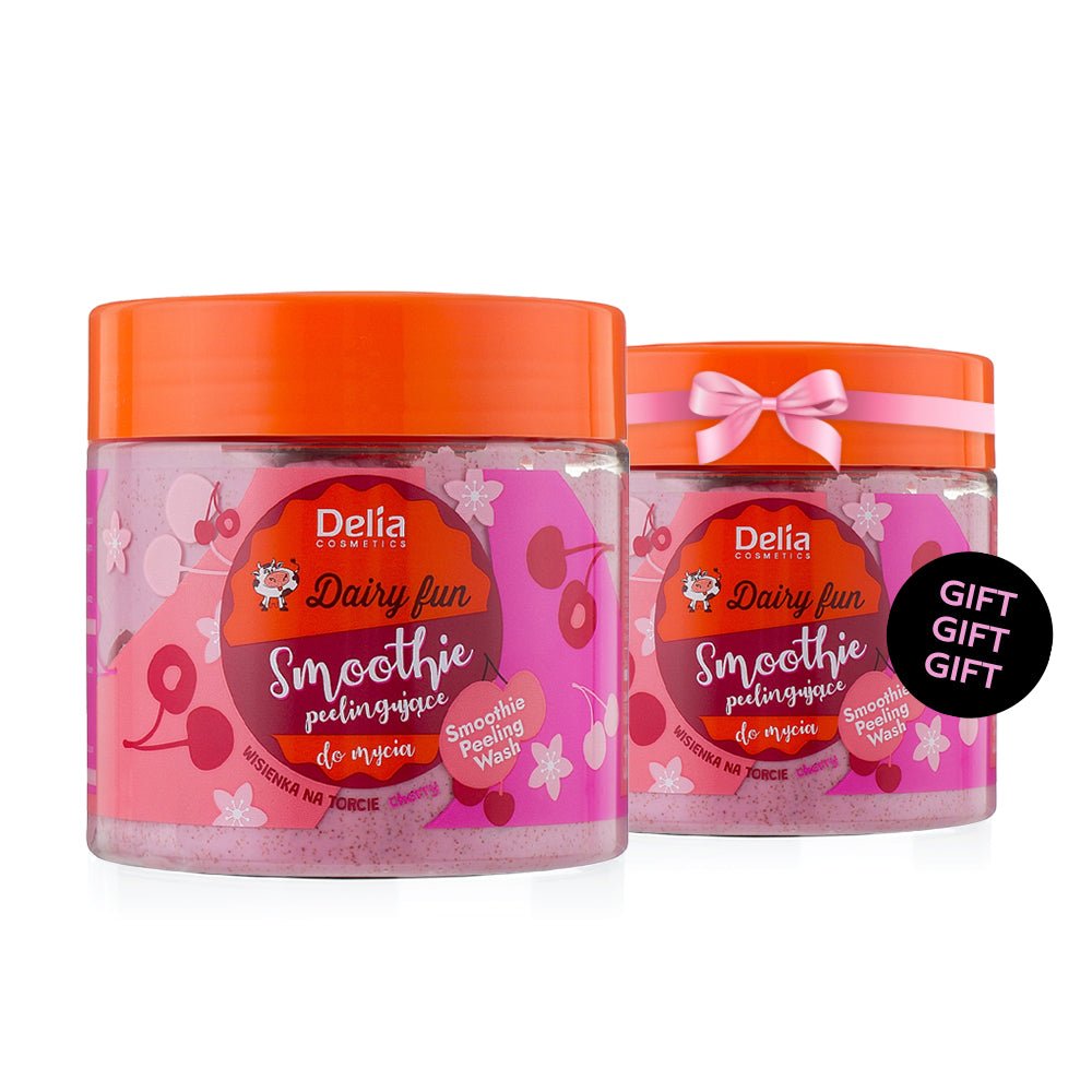DAIRY FUN غسول مقشر بالكرز 350 جرام - Delia Cosmetics