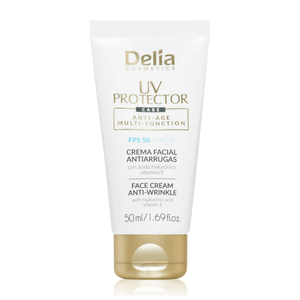 DELIA واقي شمس مضاد للتجاعيد SPF50، 50 مل - Delia Cosmetics