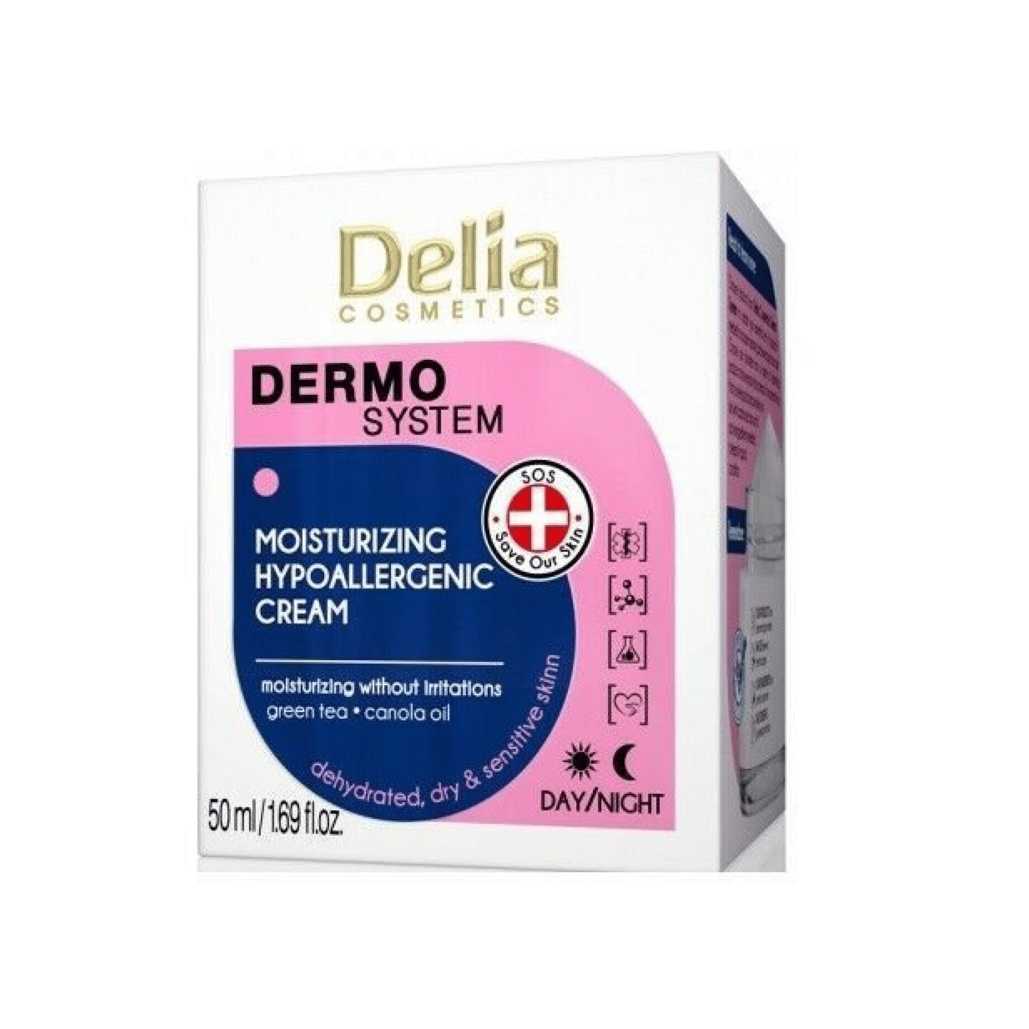 DERMO SYSTEM كريم مرطب مضاد للحساسية 50 مل - Delia Cosmetics