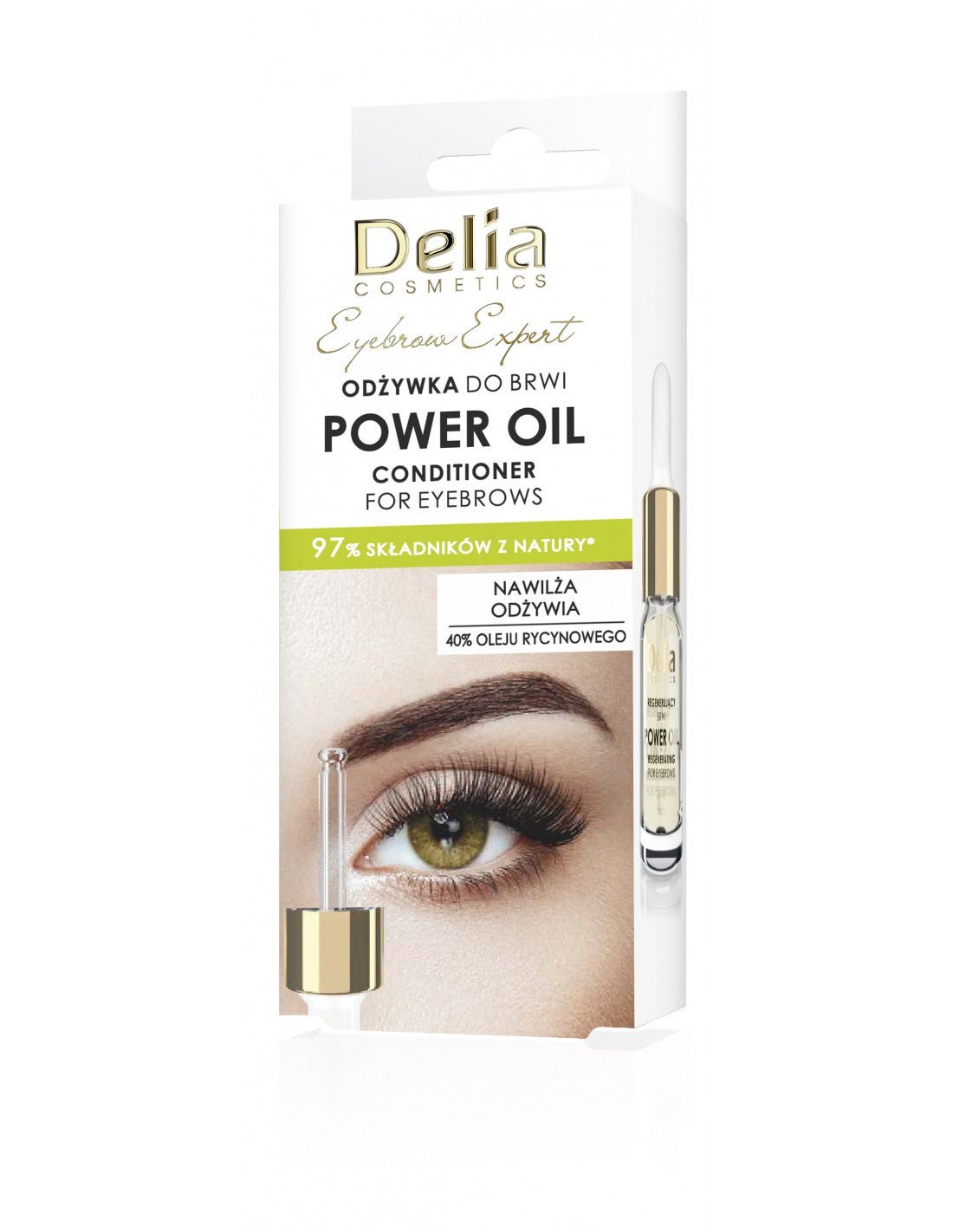 EYEBROW EXPERT - Power Oil Conditioner for Eyebrows 10ml - Delia Cosmetics