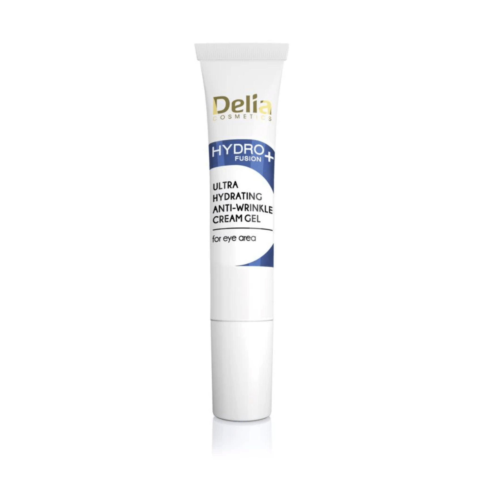 HYDRO+ FUSION جل مرطب مضاد للتجاعيد لمنطقة العين 15 مل - Delia Cosmetics