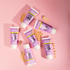 ITS REAL COVER فاونديشن مع تغطية كاملة - Delia Cosmetics