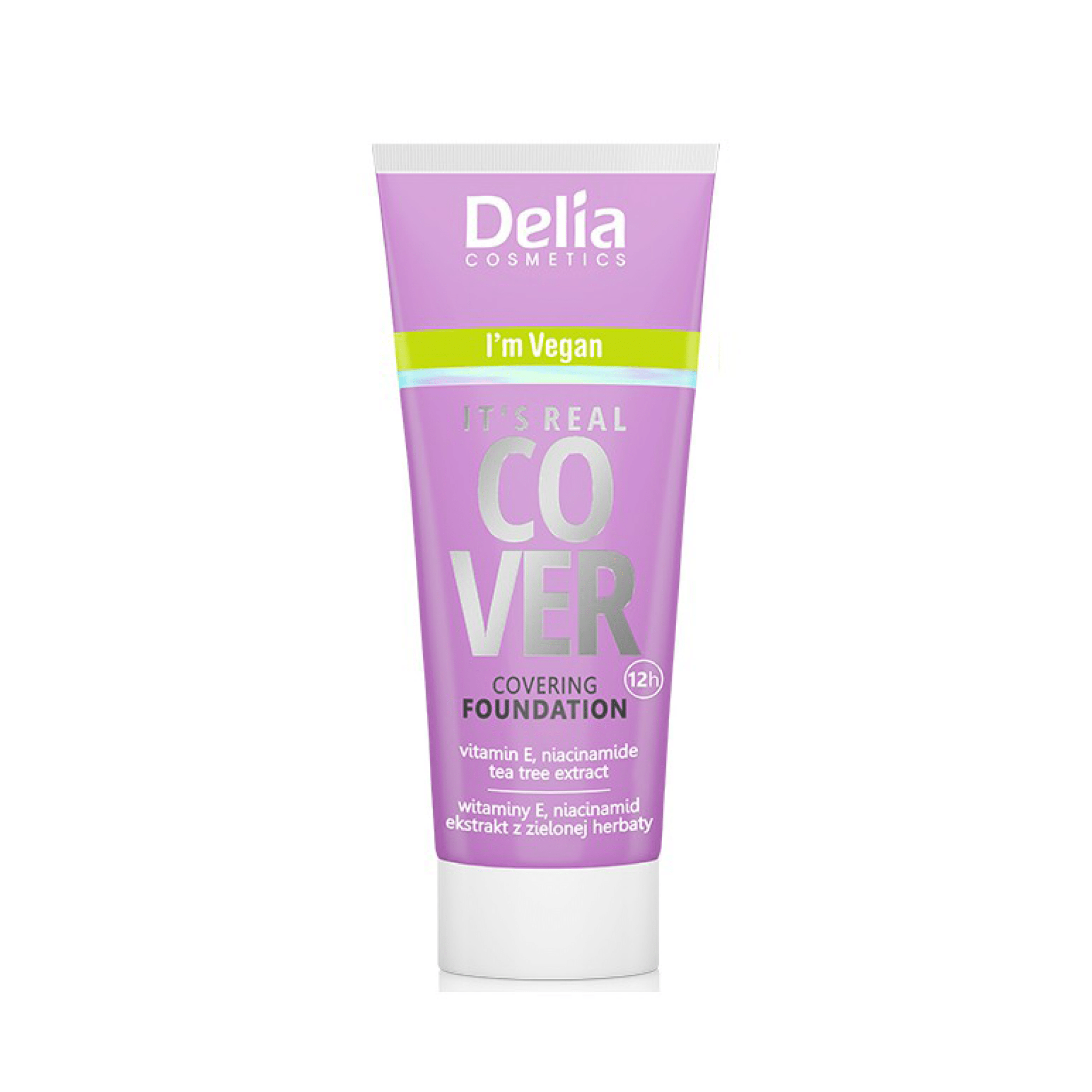 ITS REAL COVER فاونديشن مع تغطية كاملة - Delia Cosmetics