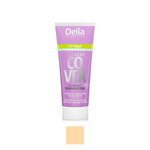 ITS REAL COVER فاونديشن مع تغطية كاملة - Delia Cosmetics