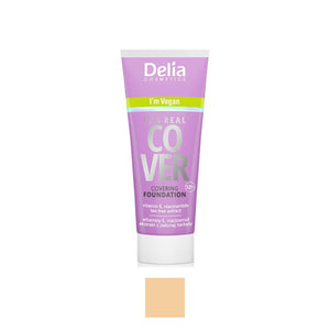 ITS REAL COVER فاونديشن مع تغطية كاملة - Delia Cosmetics