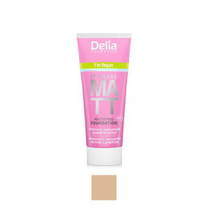 ITS REAL MATT فاونديشن مزيل للمعان البشرة 30 مل - Delia Cosmetics