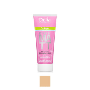 ITS REAL MATT فاونديشن مزيل للمعان البشرة 30 مل - Delia Cosmetics