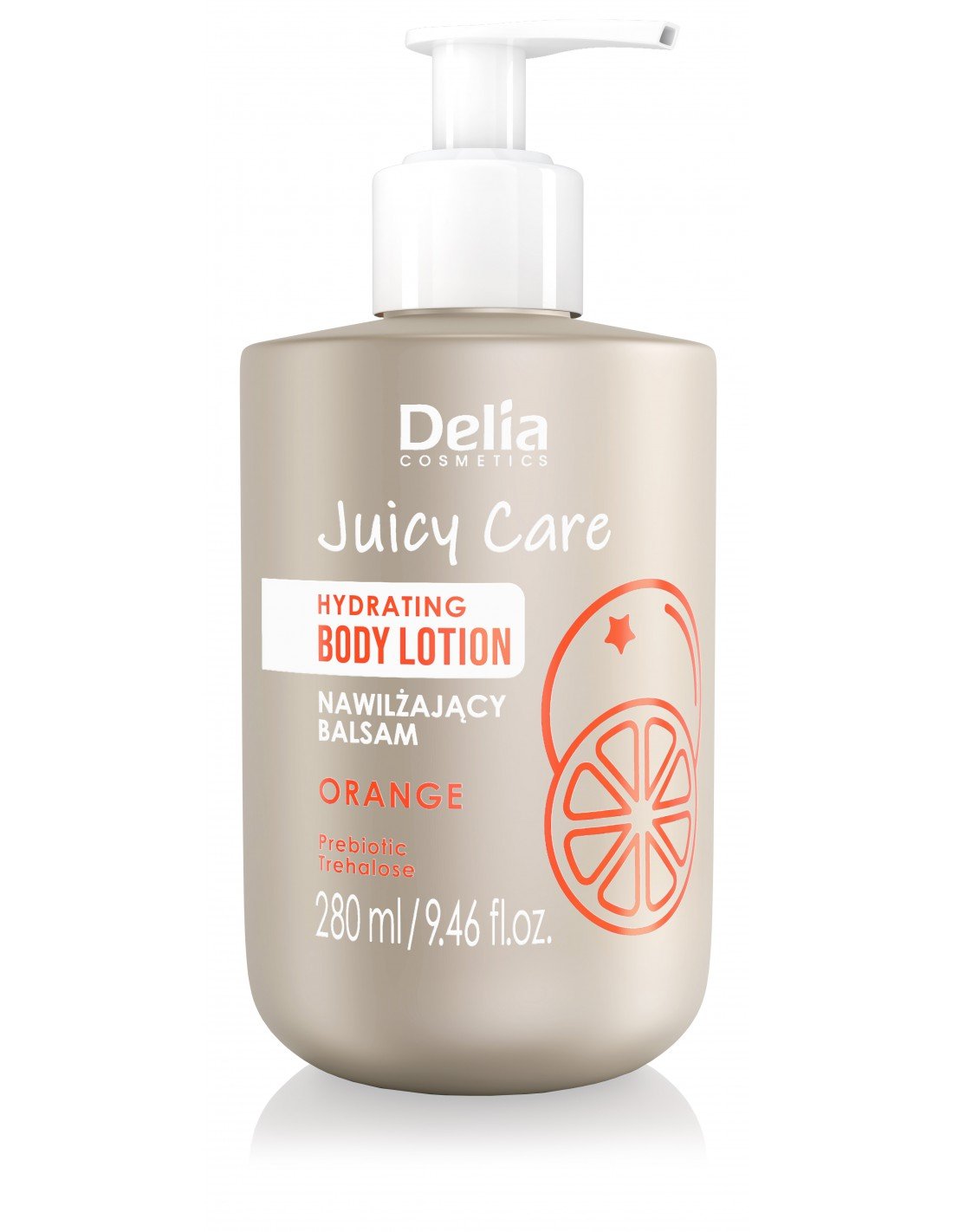JUICY CARE - Hydrating Body Lotion Orange 280ml - Delia Cosmetics