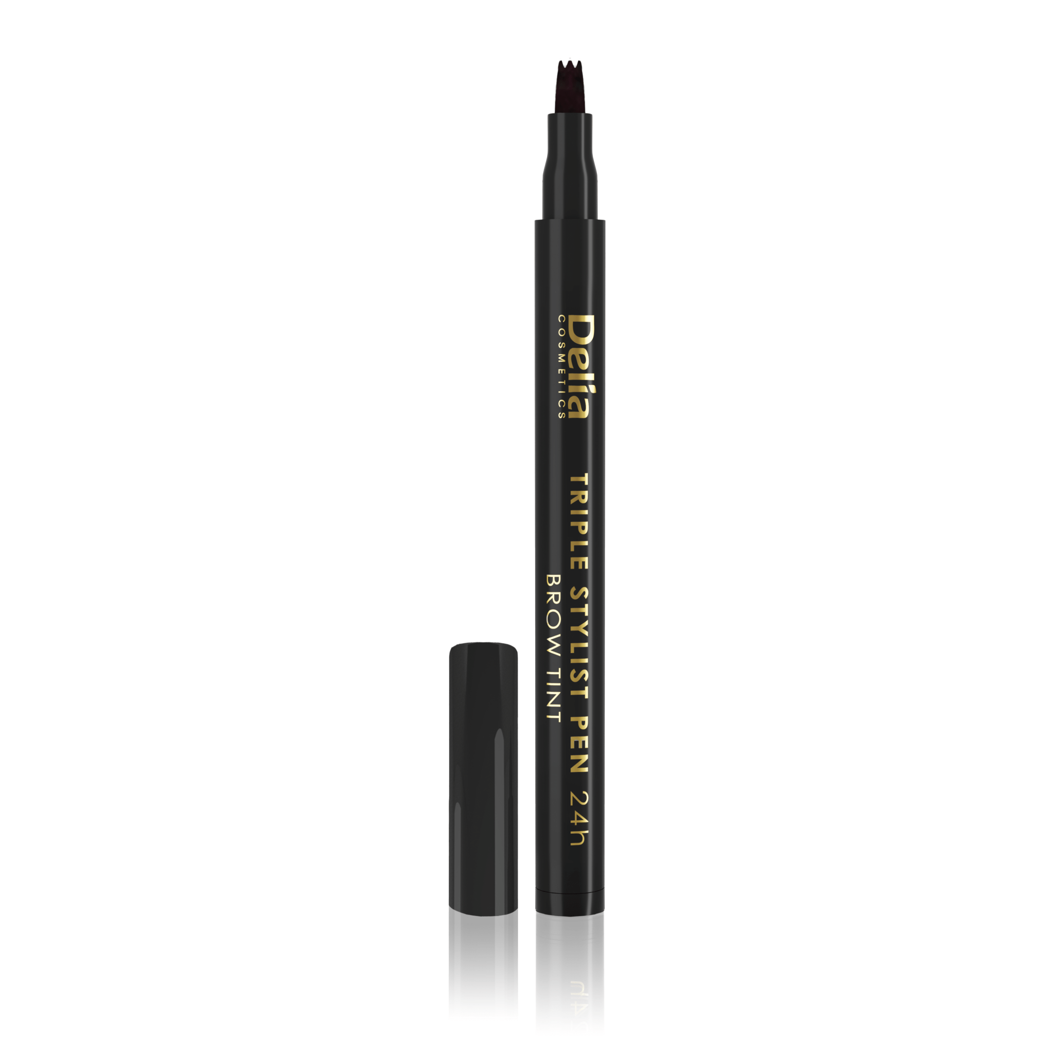 قلم الحواجب الثلاثي ذو تأثير طويل الأمد - Delia Cosmetics