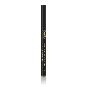 قلم الحواجب الثلاثي ذو تأثير طويل الأمد - Delia Cosmetics