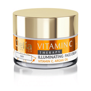كريم الوجه المضيء العلاجي بفيتامين سي 50 مل Vitamin C Therapy - Delia Cosmetics