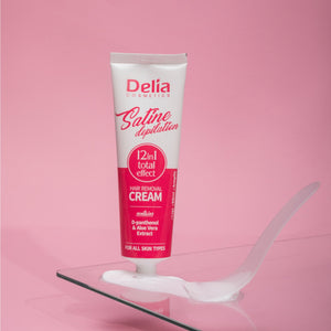 كريم إزالة الشعر لجميع أنواع البشرة 12 في 1 تأثير إجمالي 100 مل - Delia Cosmetics