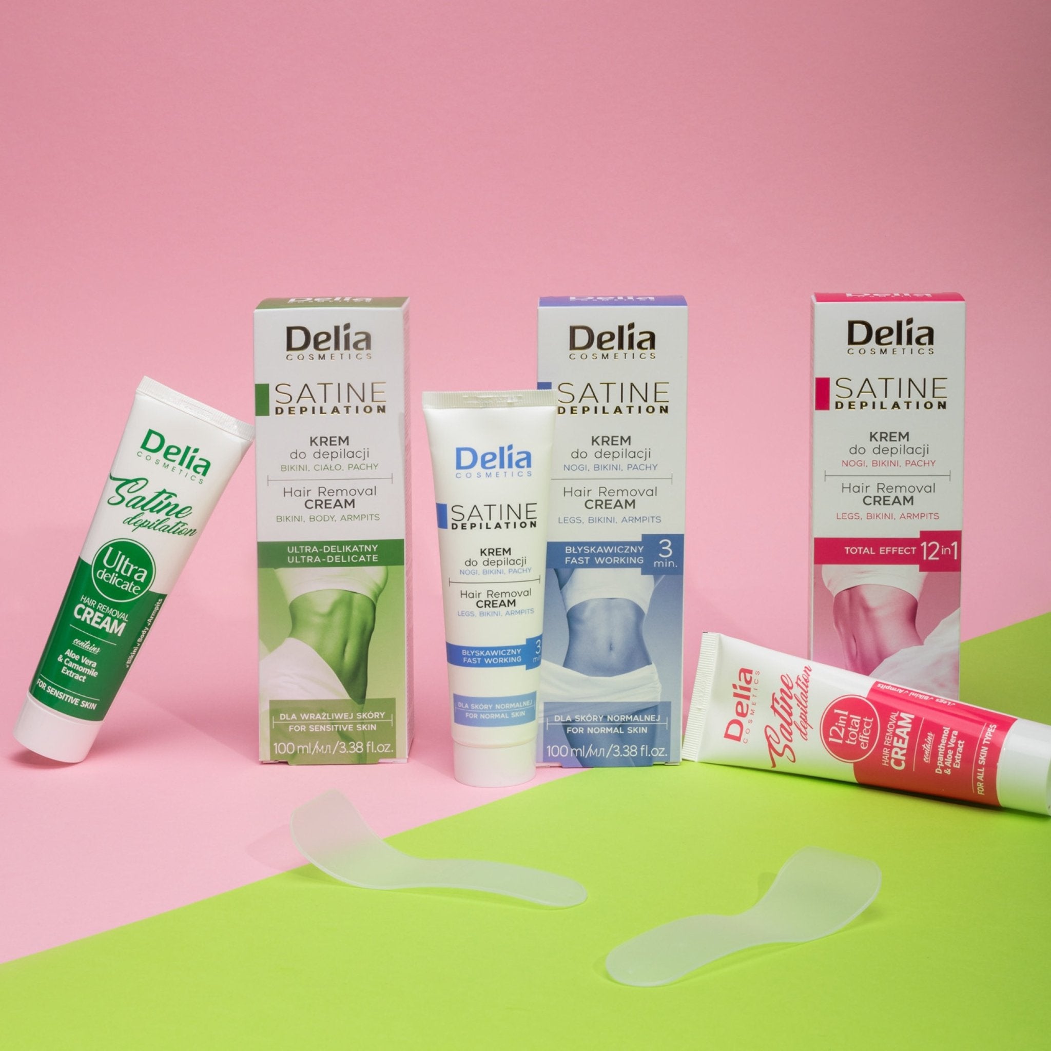 كريم إزالة الشعر للبشرة الحساسة والحساسة للغاية 100 مل - Delia Cosmetics