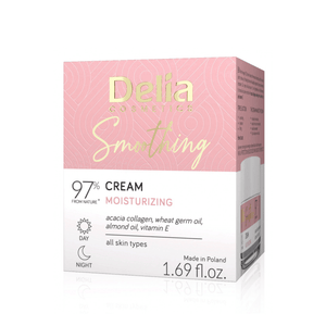 كريم تنعيم و ترطيب الوجه 50 مل Smoothing - Delia Cosmetics
