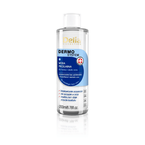 ماء ميسيلار للوجه ومنطقة العين 200 مل DERMO SYSTEM - Delia Cosmetics