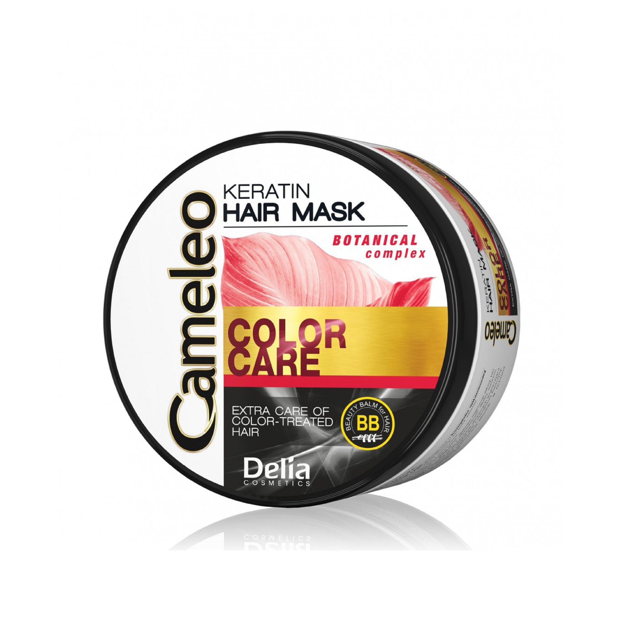 ماسك الشعر بالكيراتين مركب نباتي للعناية بالشعر المصبوغ 200 مل CAMELEO Color Care - Delia Cosmetics
