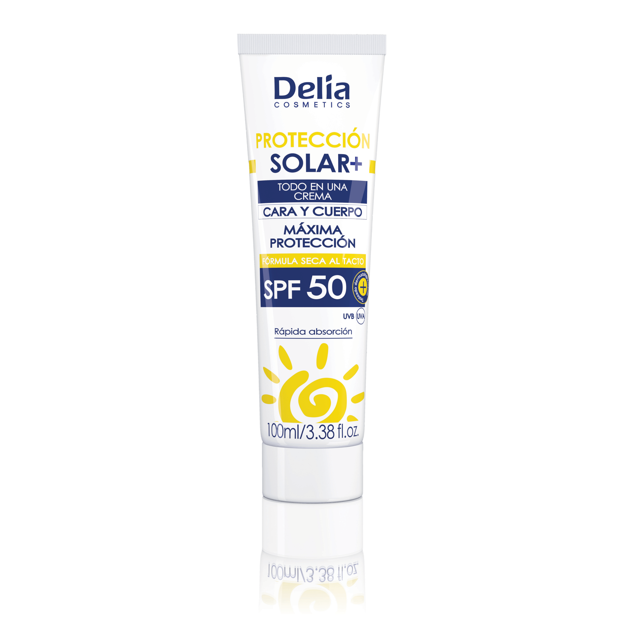 واقي الشمس SPF50 100ML - Delia Cosmetics