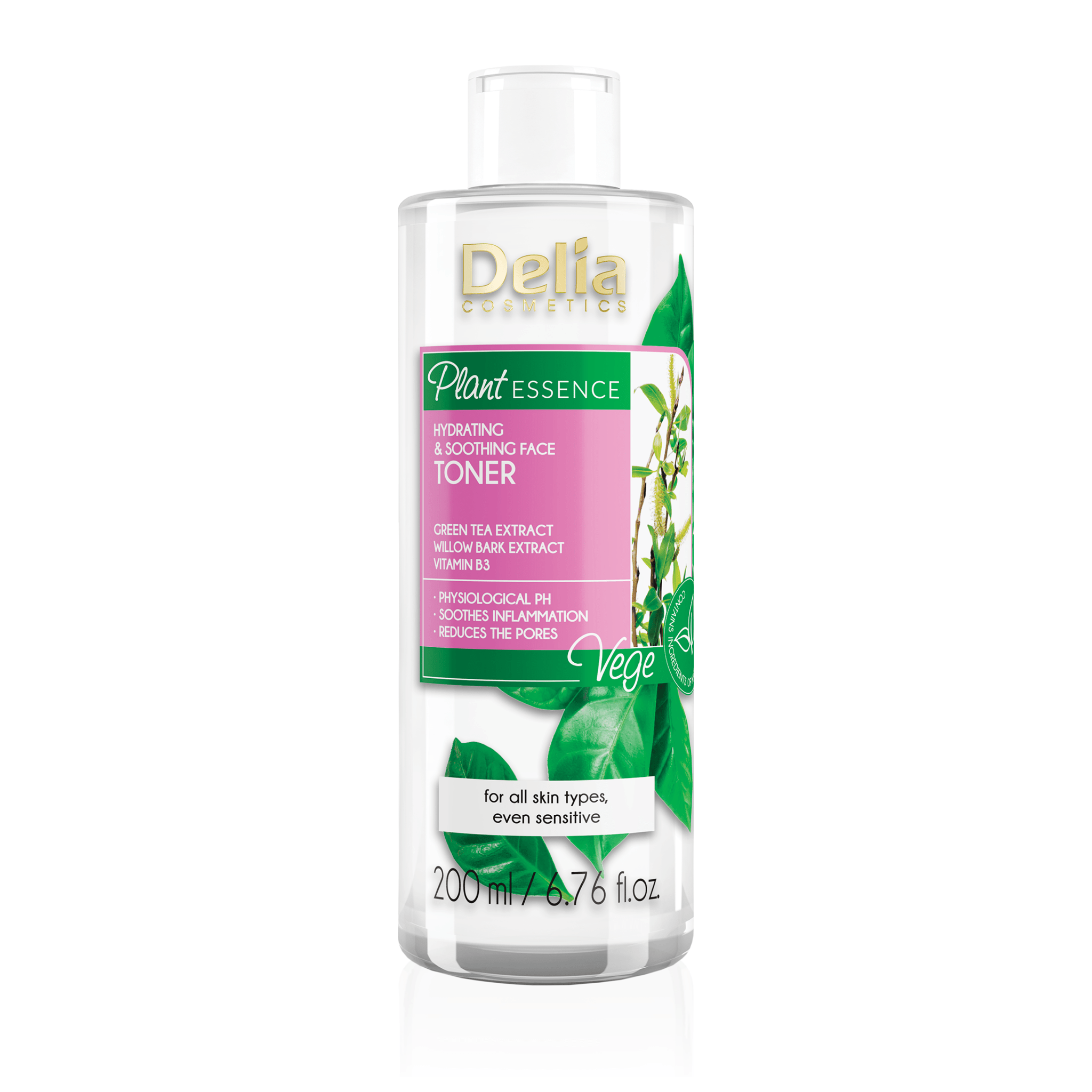 Plant Essence تونيك لترطيب الوجه 200 مل - Delia Cosmetics
