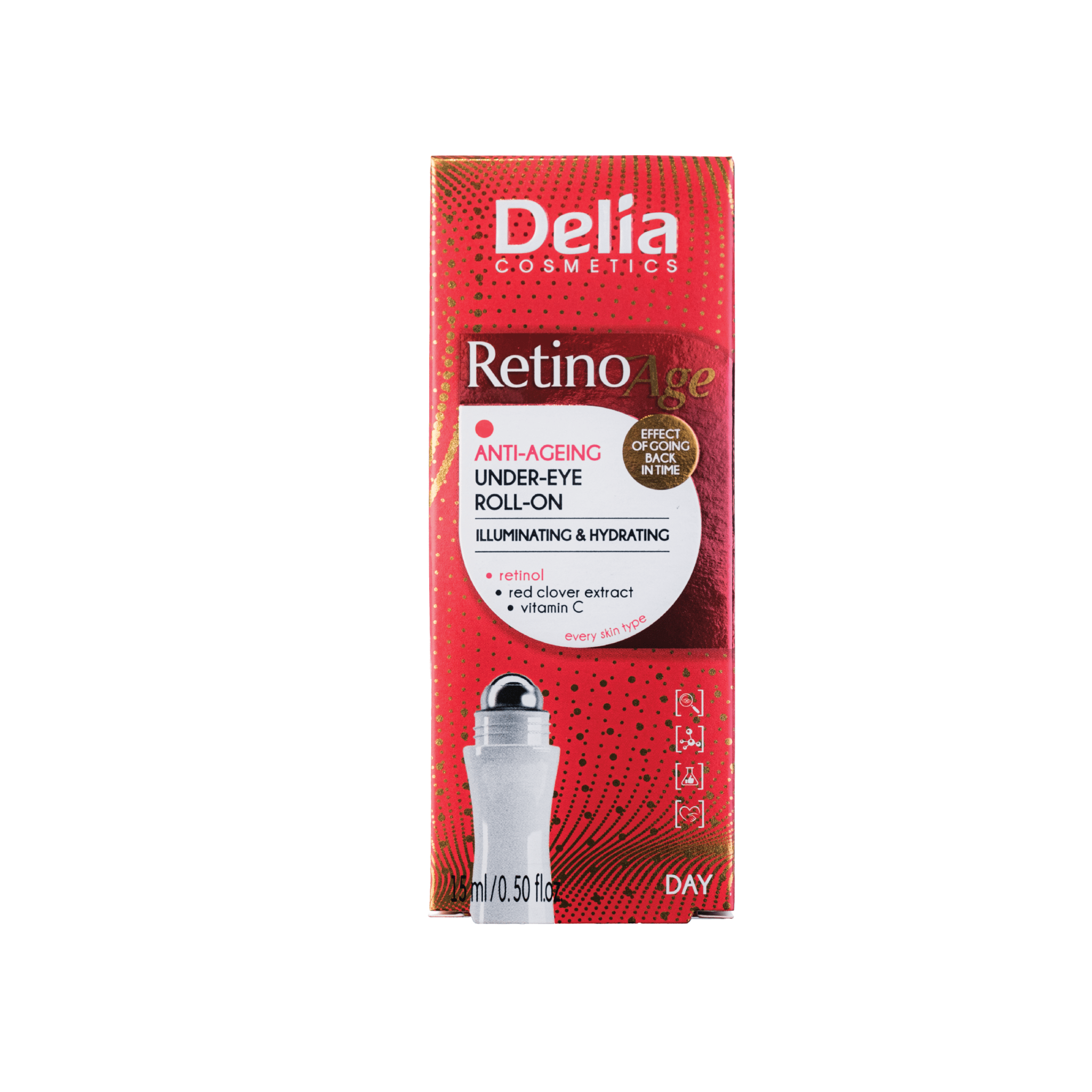 RETINOAGE رول مضاد للشيخوخة تحت العين - 15 مل - Delia Cosmetics