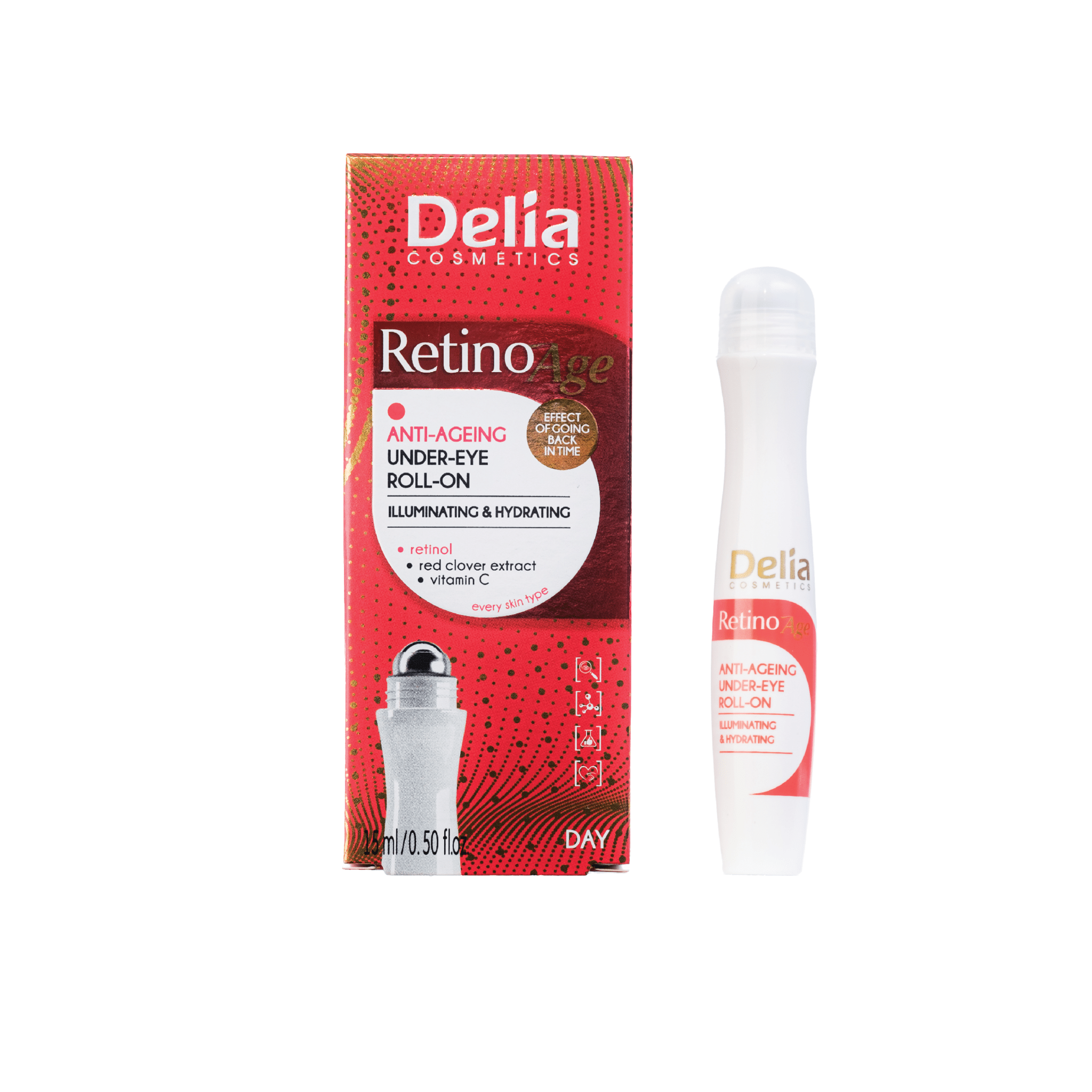RETINOAGE رول مضاد للشيخوخة تحت العين - 15 مل - Delia Cosmetics