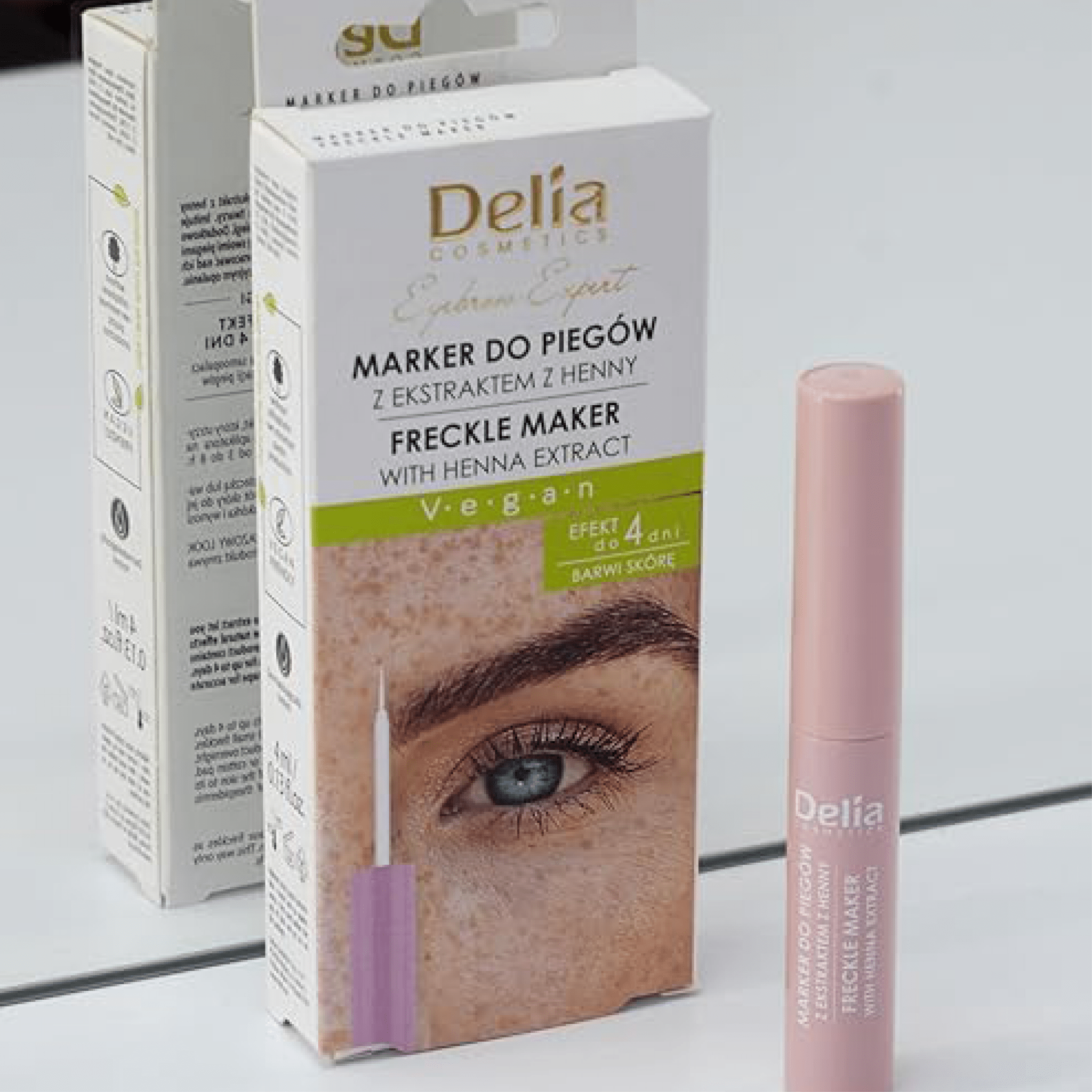 صانع نمش الحواجب بخلاصة الحناء 4 مل - Delia Cosmetics
