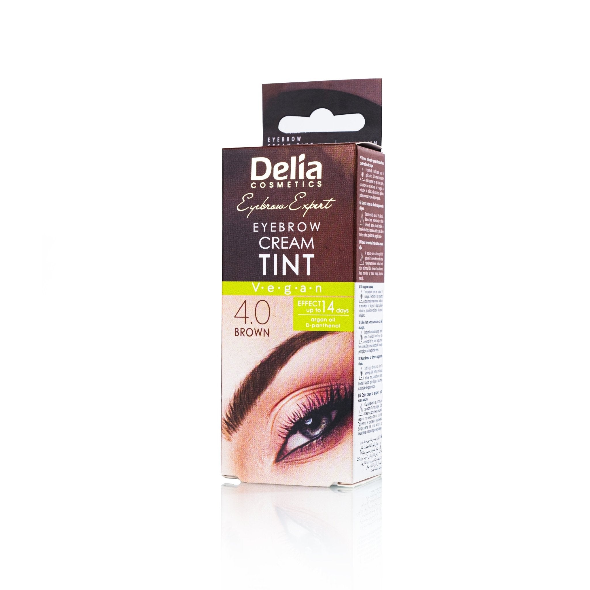 صبغة حواجب كريمي تأثير 14 يوم بزيت الأرجان 15 مل - Delia Cosmetics