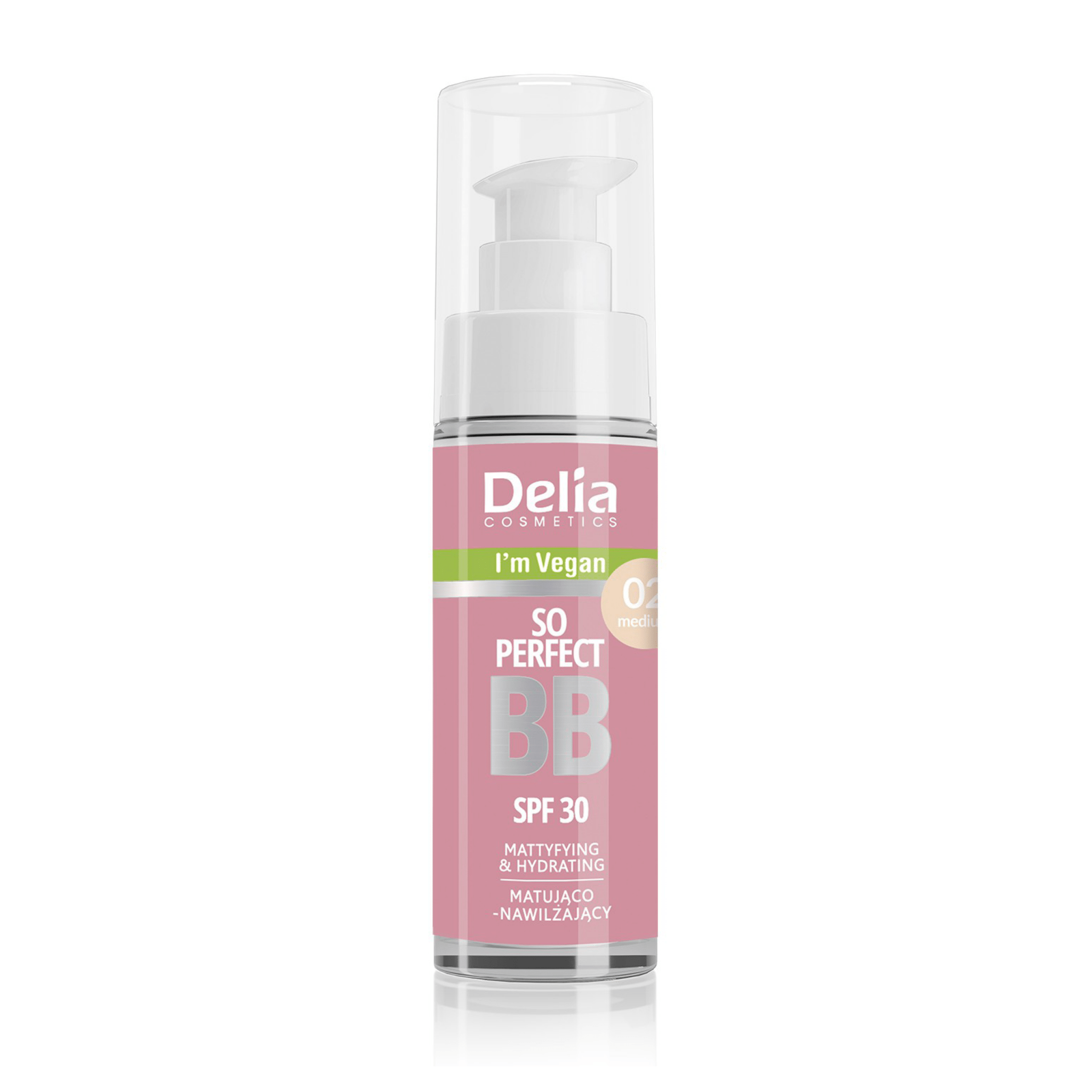 SO PERFECT BB فاونديشن للوجه مزيل للمعان البشرة و مرطب مع SPF 30 30 مل - Delia Cosmetics