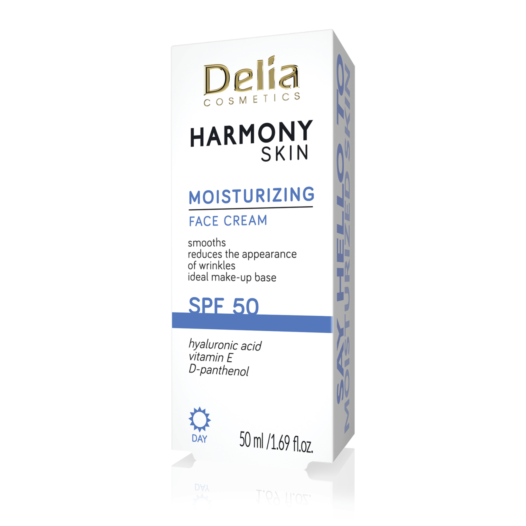 SPF50 ترطيب الوجه 50 مل كريم Harmony Skin - Delia Cosmetics