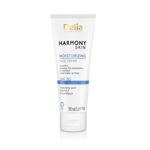 SPF50 ترطيب الوجه 50 مل كريم Harmony Skin - Delia Cosmetics