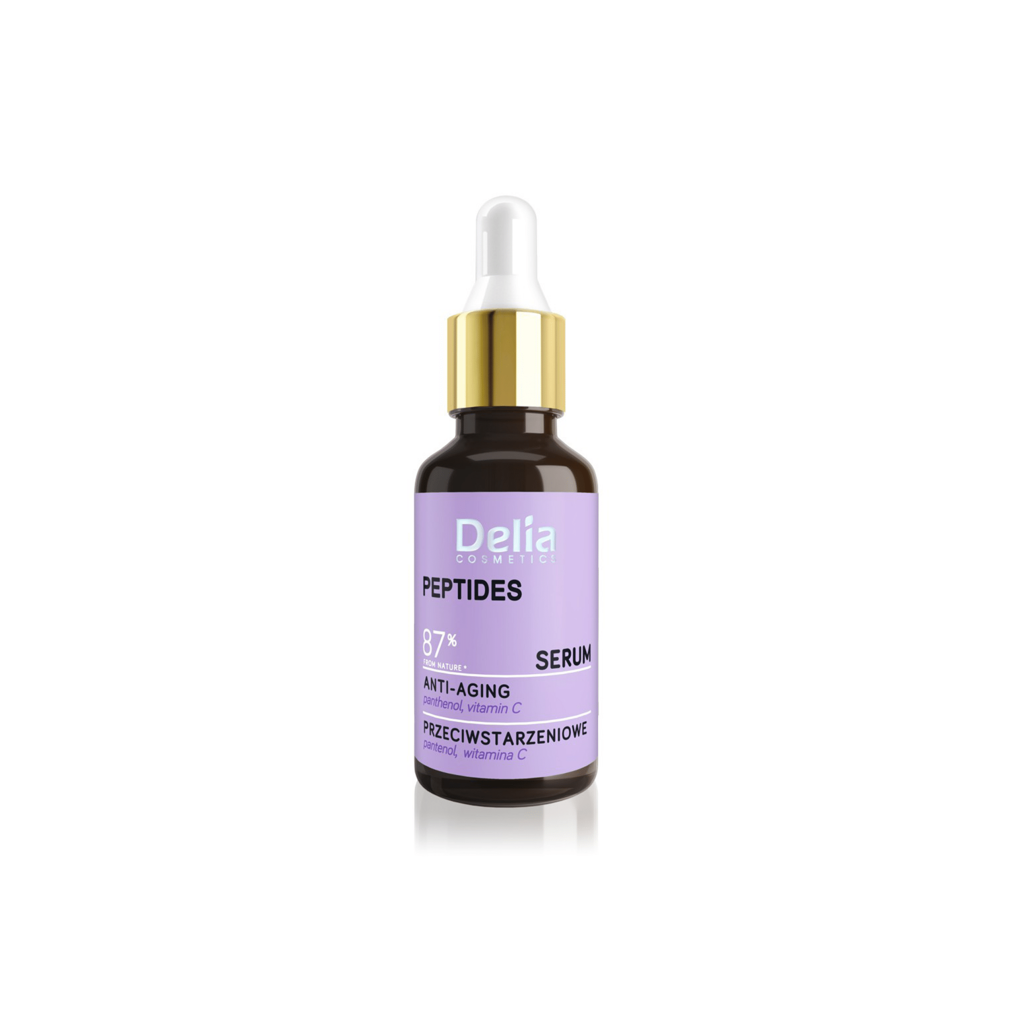 سيروم الببتيدات 87% مضاد لشيخوخة الوجه والرقبة 30 مل - Delia Cosmetics