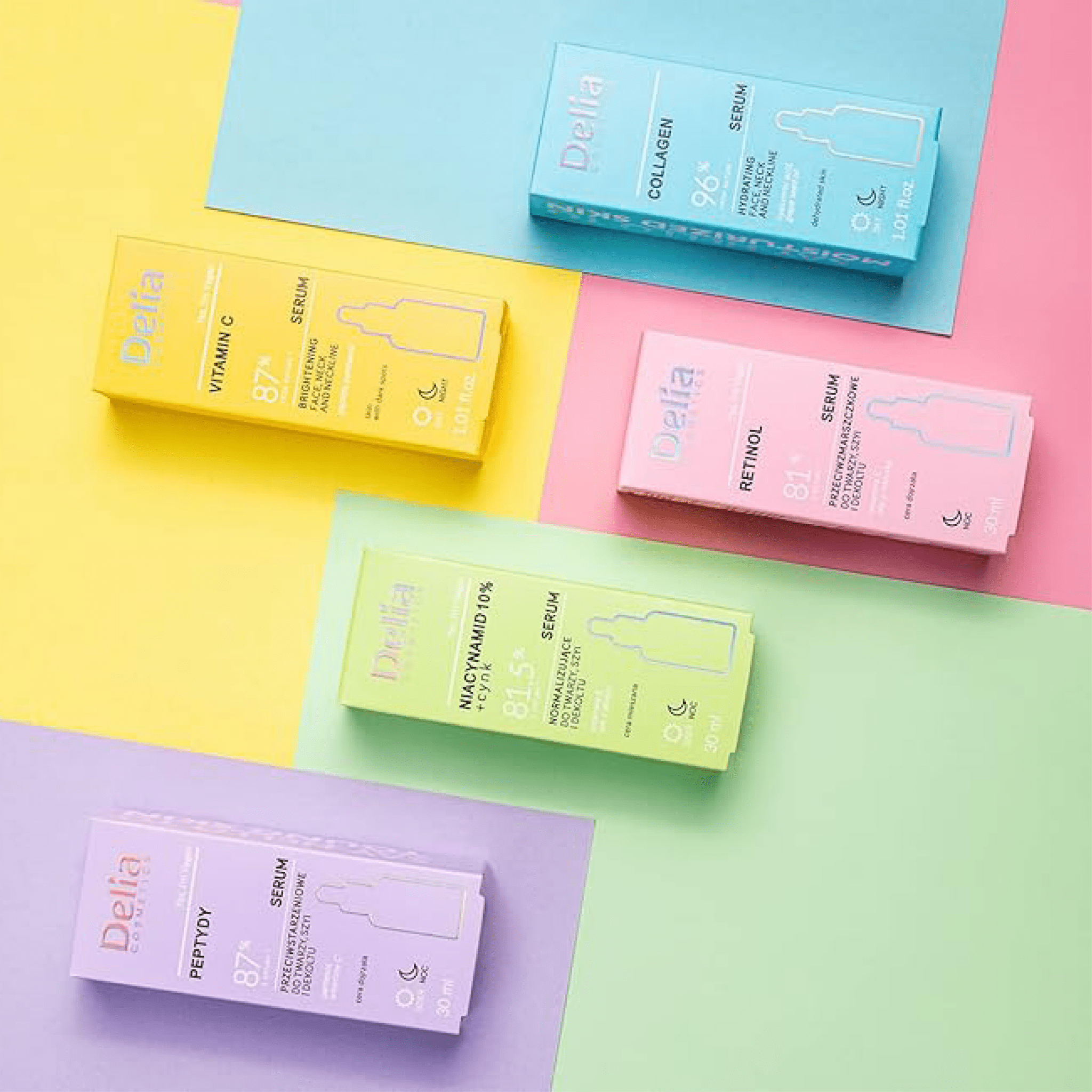 سيروم الوجه والرقبة بنياسيناميد 10% + الزنك 81.5% 30 مل - Delia Cosmetics