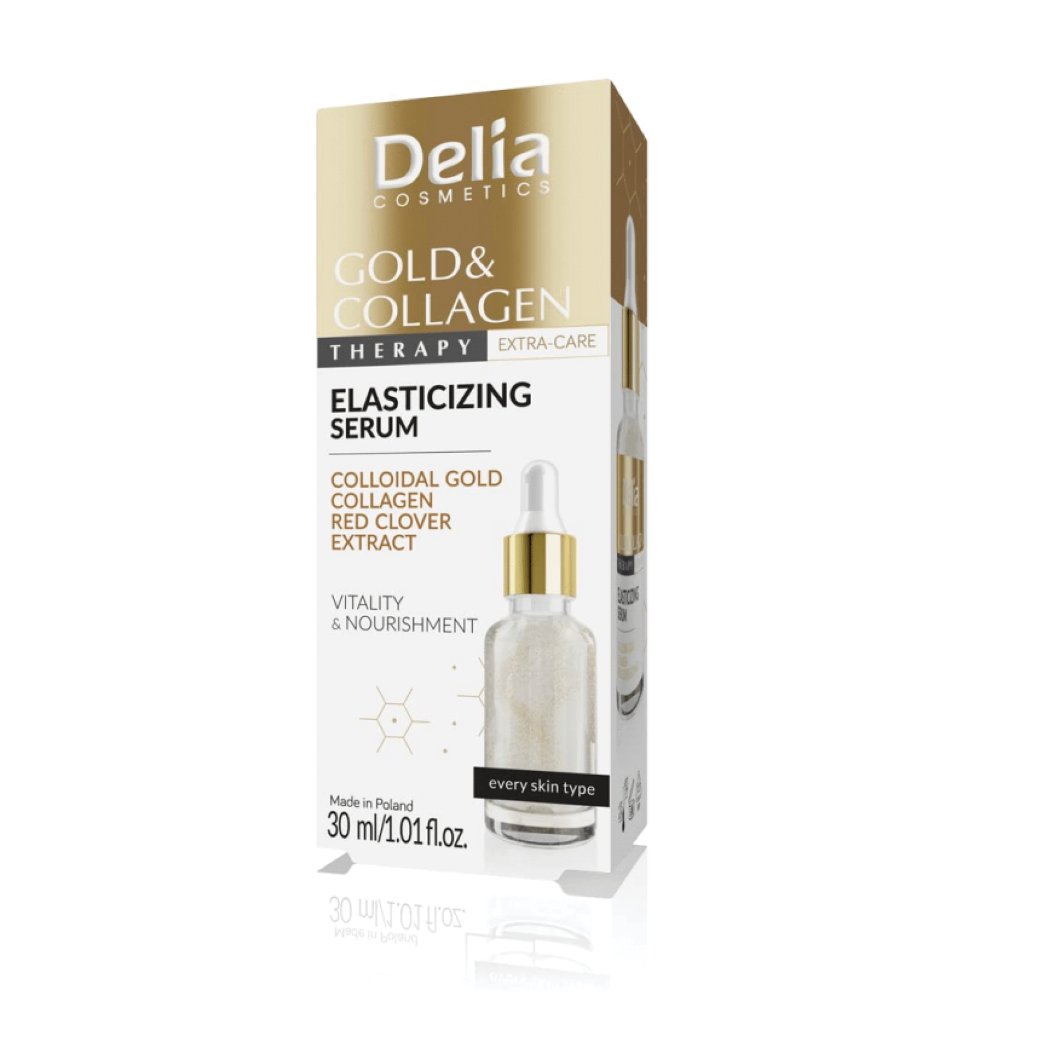 سيروم الذهب والكولاجين 30 مل - Delia Cosmetics